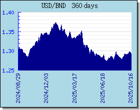 BND 환율 환율 차트 및 그래프
